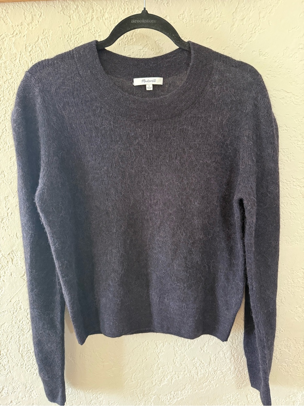 Madewell Heathered Charcoal Crewneck Sweater